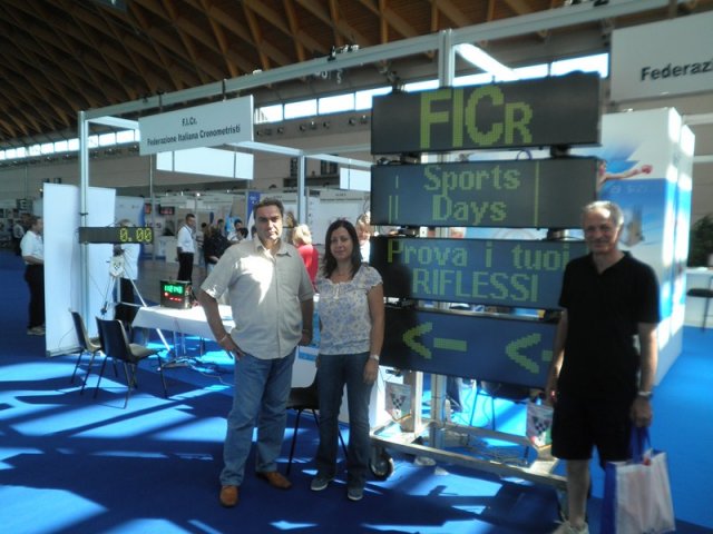 Stand FICr. L\'ASD Cronometristi di Frosinone a Rimini per Sports Days 2011